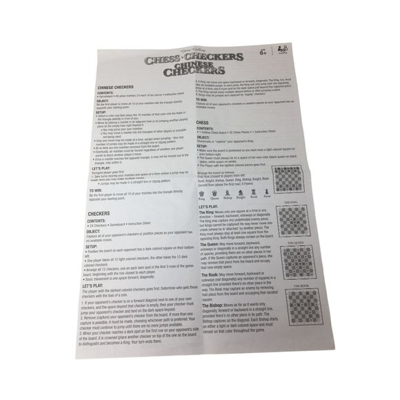 Game Gallery Board Game(s) Chess, Checkers & Chinese Checkers In box - Picture 7 of 16